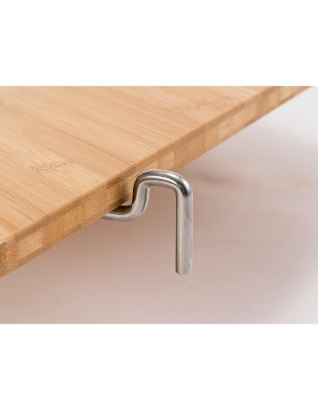 Mesa de Comedor Snow Peak CK-218 Bambú y Metal 97 cm