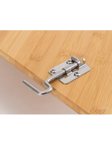 Mesa de Comedor Snow Peak CK-218 Bambú y Metal 97 cm