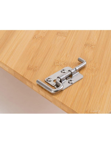 Mesa de Comedor Snow Peak CK-218 Bambú y Metal 97 cm