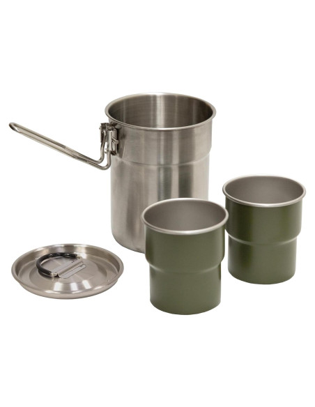 Juego de Cocina Stansport 5 Piezas Acero Inoxidable 1L