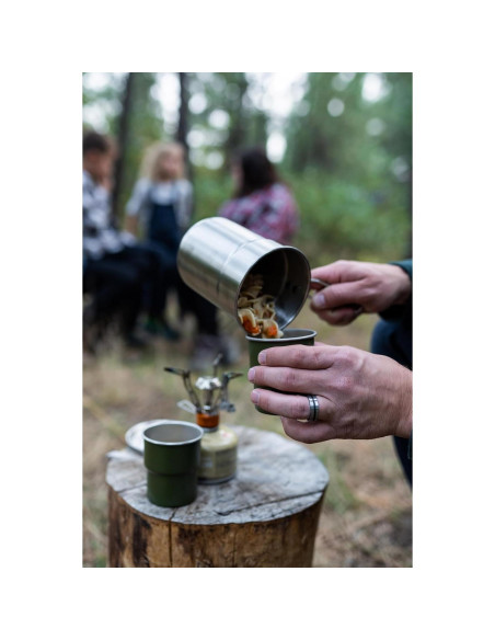 Juego de Cocina Stansport 5 Piezas Acero Inoxidable 1L