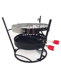 Juego de Parrilla y Ahumador CampMaid - 3 Piezas Portátil