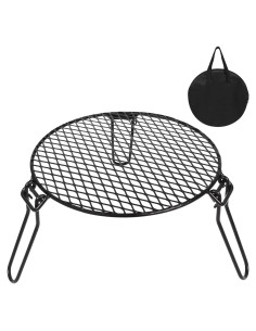Parrilla Plegable REDCAMP para Fogata de Hierro 31x17 cm
