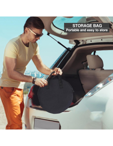 Parrilla Plegable REDCAMP para Fogata de Hierro 31x17 cm