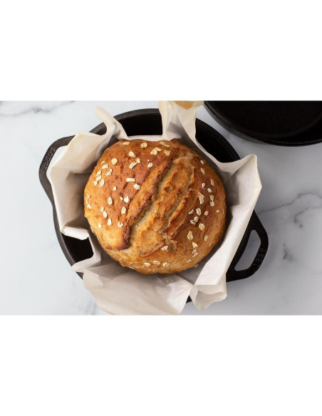 Horno Holandés Doble Lodge 5 Cuartos Hierro Fundido - Sartén 26 cm