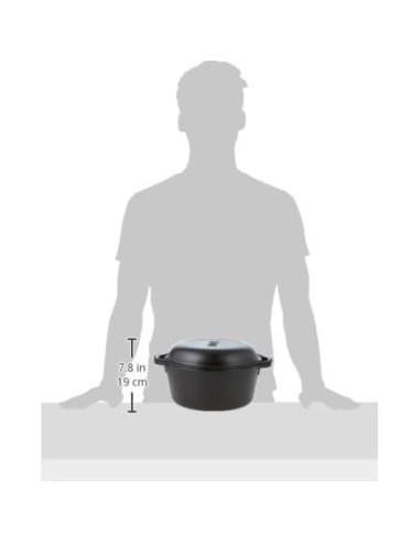 Horno Holandés Doble Lodge 5 Cuartos Hierro Fundido - Sartén 26 cm