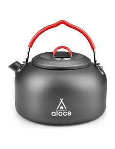 Tetera de Camping Alocs 1.4L de Aluminio Anodizado
