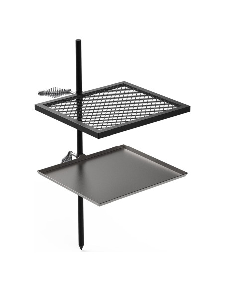 Parrilla Giratoria Ajustable Stanbroil - Acero para BBQ al Aire Libre