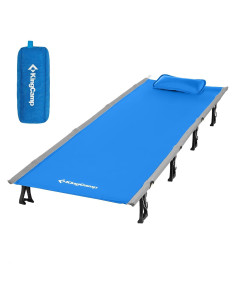 Cama de Camping Plegable KingCamp Azul 190.5x63.5cm Ultraligera