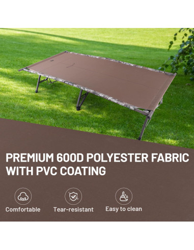 Cama Plegable para Camping Timber Ridge XL Beige 272kg