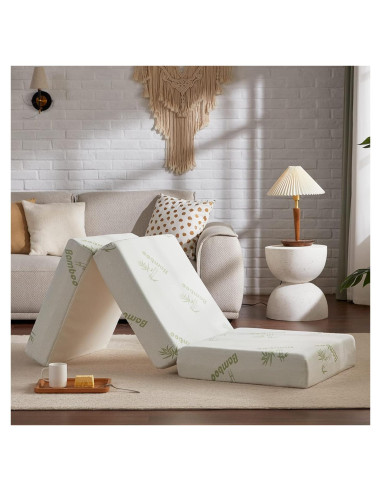 Colchón Plegable SINWEEK Trifold 4 Pulgadas con Bolsa