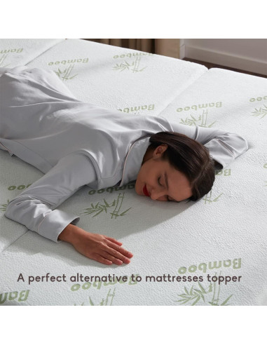 Colchón Plegable SINWEEK Trifold 4 Pulgadas con Bolsa