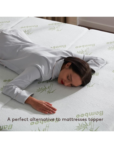 Colchón Plegable SINWEEK Trifold 4 Pulgadas con Bolsa