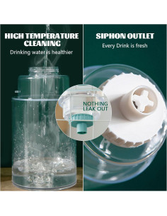 Dispensador automático de comida y agua Kathson 1.05L para mascotas 2