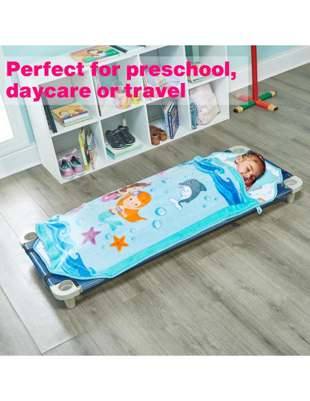 Mate de Siesta Everyday Kids Sirena 50x127 cm con Almohada