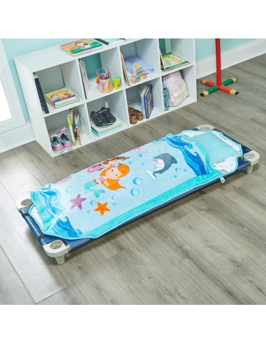Mate de Siesta Everyday Kids Sirena 50x127 cm con Almohada