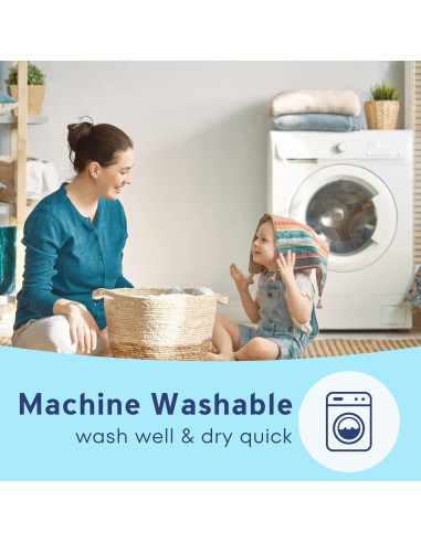 Colchoneta Acolchada Comfyanno para Guarderías 58x130 cm Blanca