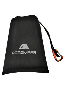 Toldo de Camping Acazmpar Impermeable 200x140 cm Negro