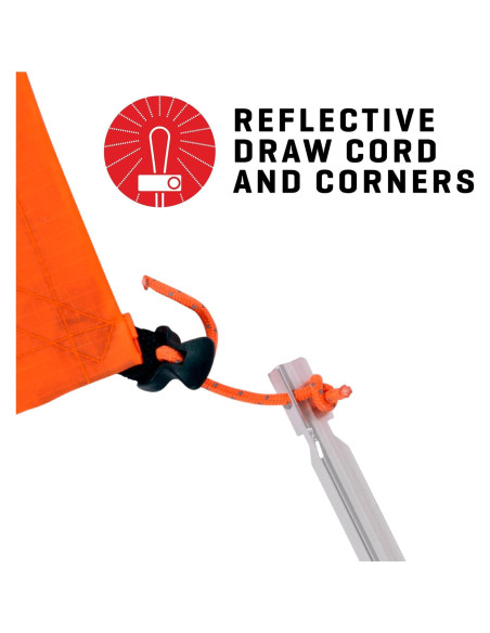 Toldo de Juego Allen Company 1.22m x 1.45m Impermeable Naranja