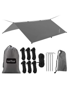 Toldo de Lluvia para Hamaca Sunyear 2.97x2.90m Impermeable