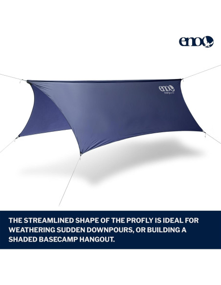 Lona de Lluvia ENO ProFly 3.23x1.93m Ultraligera Marino