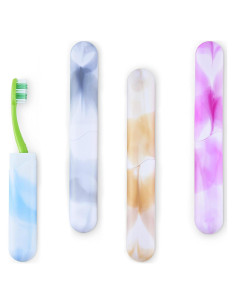 Estuches de Cepillo de Dientes Elite - Paquete de 4 Colores