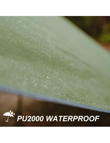 Toldo de Camping KANCOKIT Grande 3.05x4.57m Impermeable