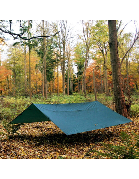 DD Hammocks Tarp 4x4 Marrón Coyote - Lona Impermeable 4m x 4m