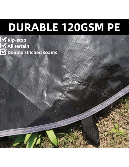 Huella Impermeable DANCHEL 4M para Tienda de Campaña Yurt