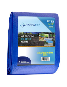 Lona Impermeable 5x7 Tarpatop - Alta Resistencia Azul