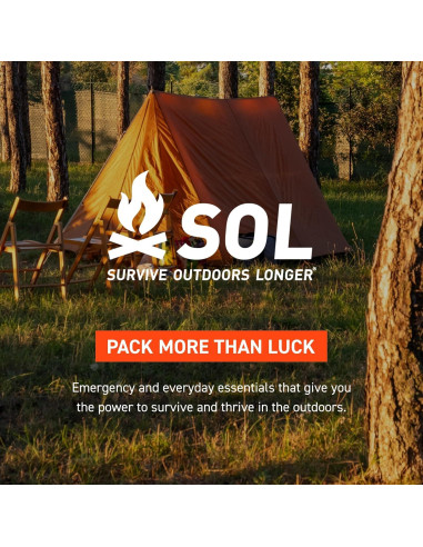 Bivvy de Emergencia S.O.L. Verde 91x213 cm Impermeable