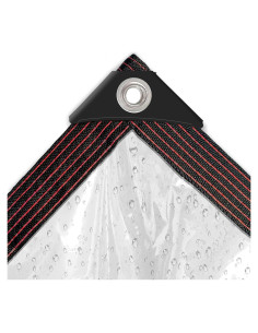 Lona Transparente Impermeable YuayiJubil 1.83x1.83m para Jardín