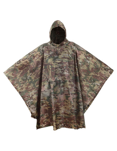 Poncho Militar USGI Industries Multiuso Camuflaje Rip Stop 150x218 cm
