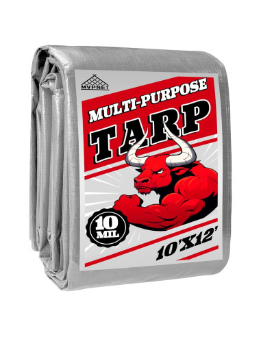 Lona Impermeable MVPNET 3x3.6m Resistente UV y al Desgarro