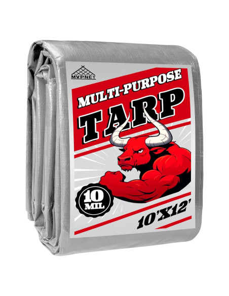 Lona Impermeable MVPNET 3x3.6m Resistente UV y al Desgarro