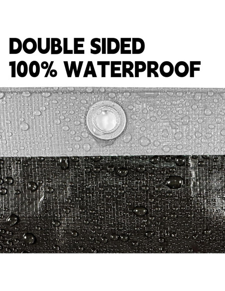 Lona Impermeable MVPNET 3x3.6m Resistente UV y al Desgarro