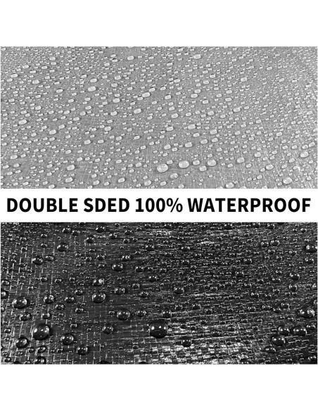 Lona Impermeable MVPNET 3x3.6m Resistente UV y al Desgarro