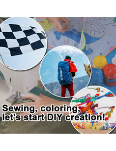 Tela de Nylon Ripstop Impermeable 9KM DWLIFE 40D 198x152 cm 2