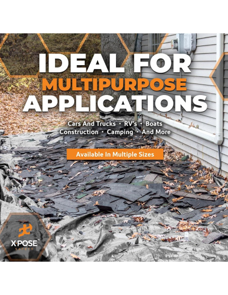 Lona de Polietileno Xpose Safety 1.83x2.44m 0.25cm Impermeable