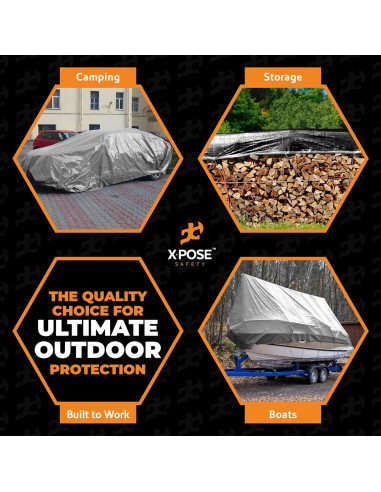 Lona de Polietileno Xpose Safety 1.83x2.44m 0.25cm Impermeable