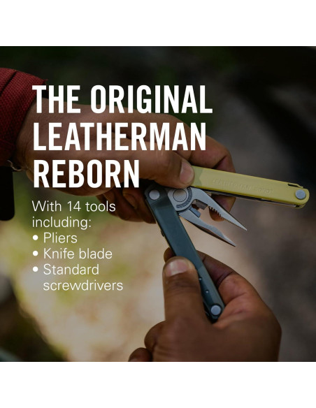 Herramienta Multiuso LEATHERMAN Bond 14-en-1 Musgo Gris