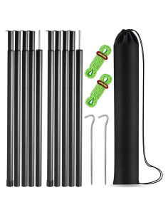 Postes ajustables para toldo Hibinew HB - Acero 190.5 cm