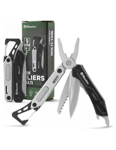 Multiherramienta Compacta Maarten 9 en 1 de Acero Inoxidable