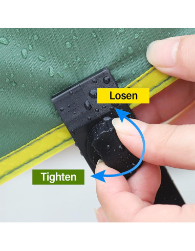 45 Piezas Sujetadores de Lona Dualshine con Cuerdas y Clips