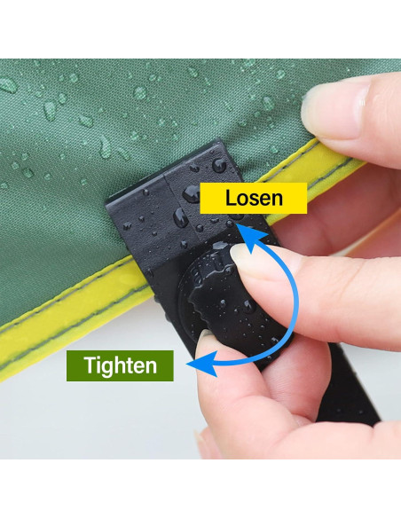 45 Piezas Sujetadores de Lona Dualshine con Cuerdas y Clips