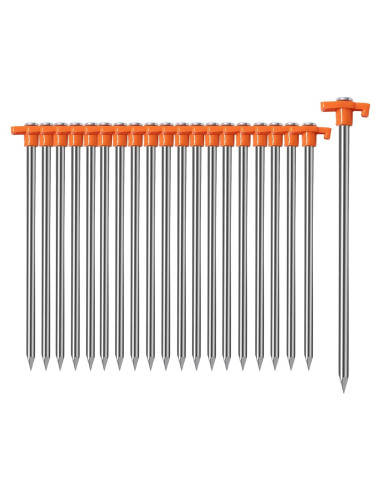 Estacas de Jardín Cheardia 20 Pack 26 cm Alta Resistencia