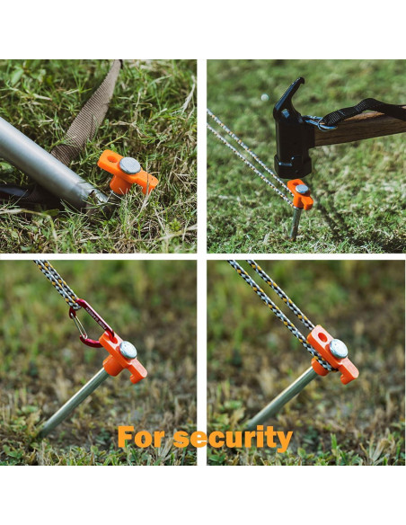 Estacas de Jardín Cheardia 20 Pack 26 cm Alta Resistencia