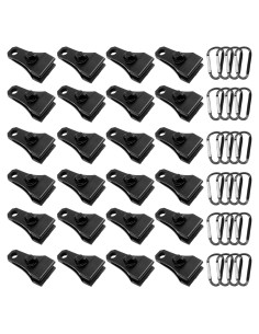Clips de Lona Grandes CLIO 48 Pcs Alta Resistencia Impermeables
