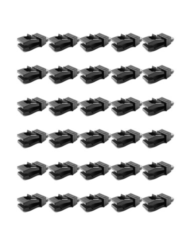 Pinzas para Lona BINCKIN 30 Pcs Alta Resistencia Negro