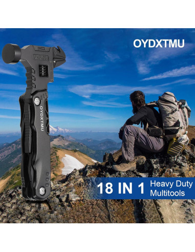 Martillo Multiherramienta 18 en 1 OYDXTMU para Camping